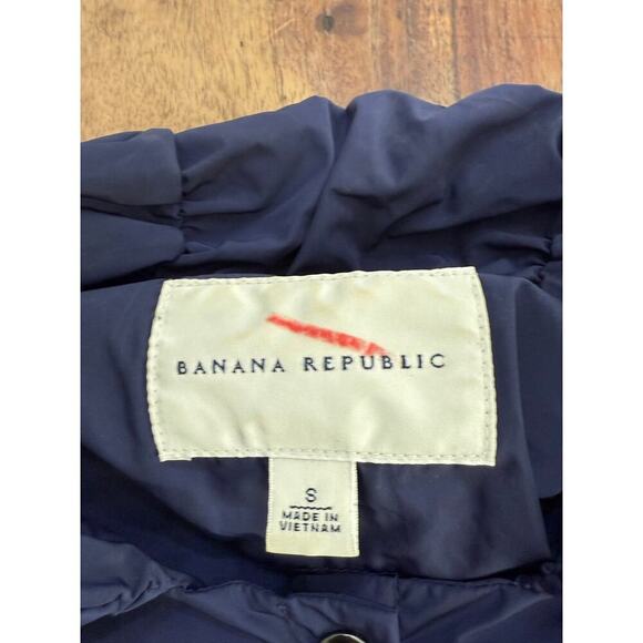 Banana Republic Women's Navy Blue Sleeveless Yacht Vest Jacket Size Small - Picture 4 of 4